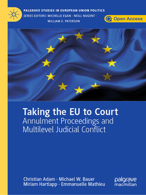 cover image of Taking the EU to Court